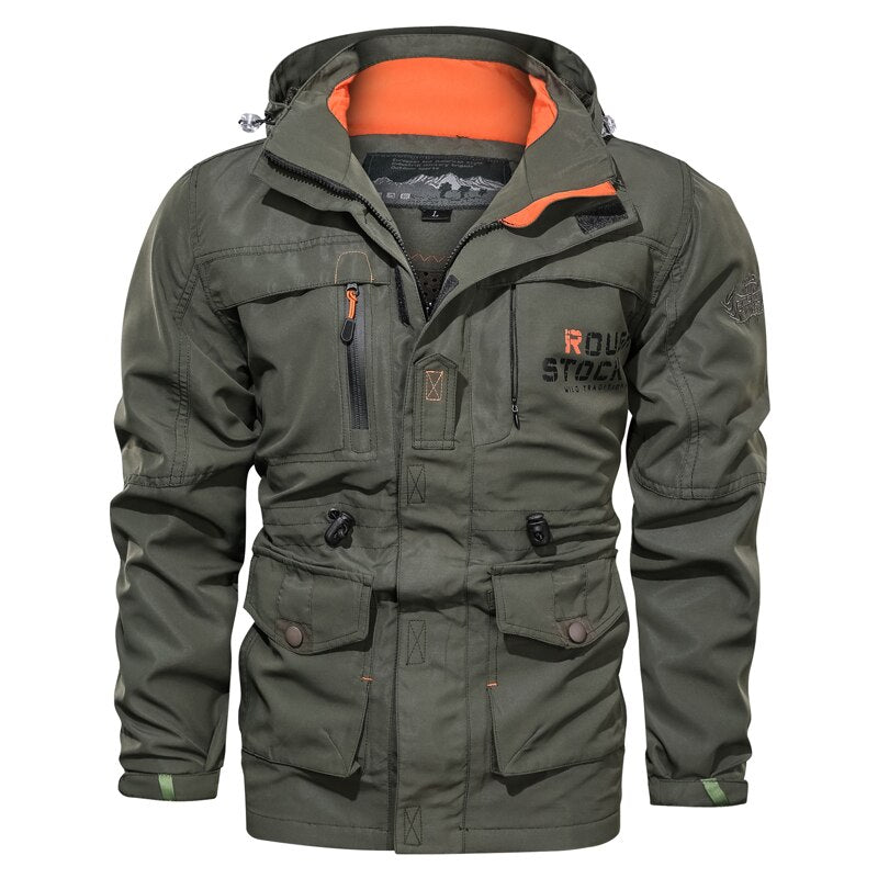 Men Outdoor Jacket Spring Autumn New Hooded