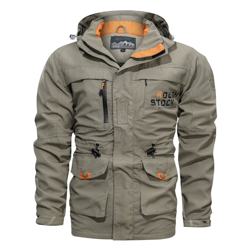 Men Outdoor Jacket Spring Autumn New Hooded