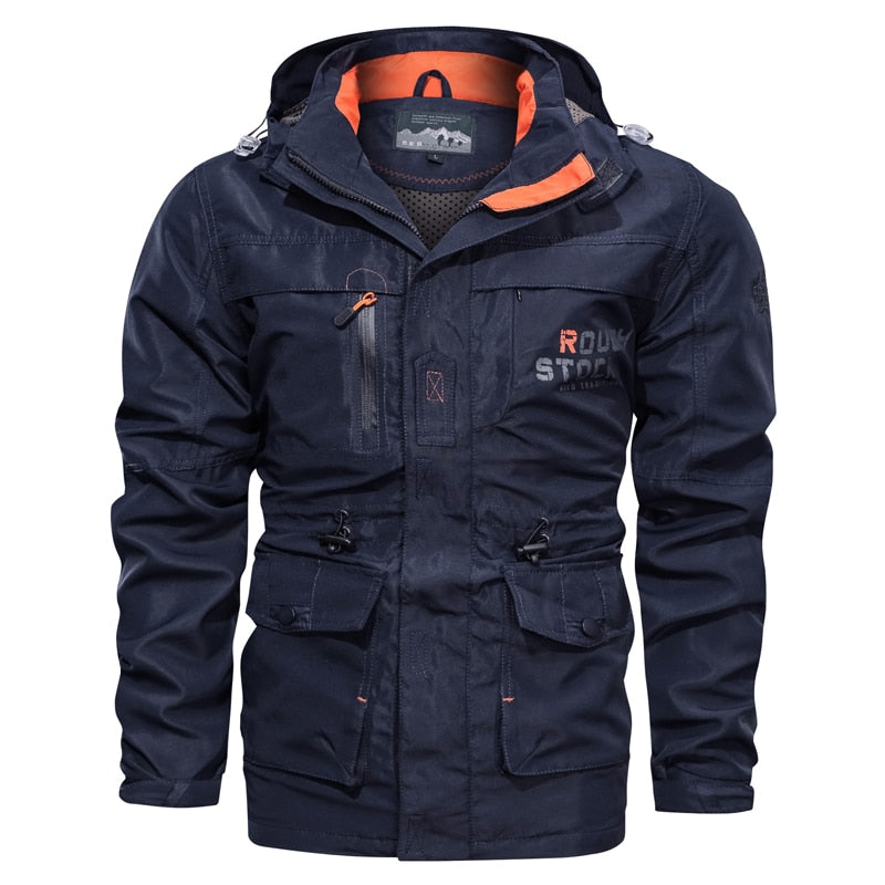 Men Outdoor Jacket Spring Autumn New Hooded