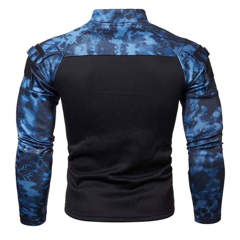 Mens Tactical Combat Sweaters Men Military Uniform