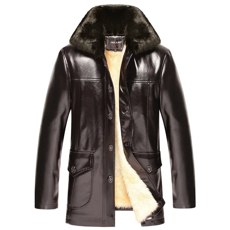 Men Clothing Fur Bomber