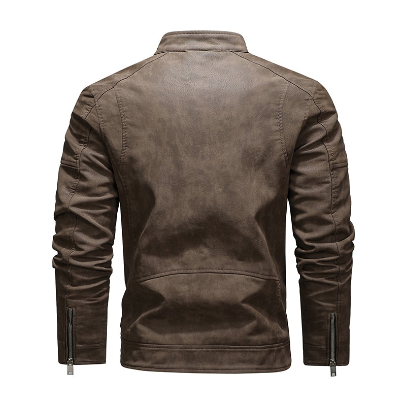 Military Leather Jacket