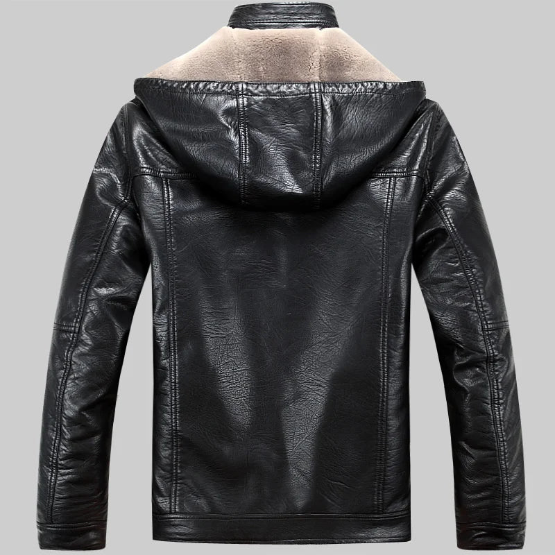 Thicken Leather Jackets Coats