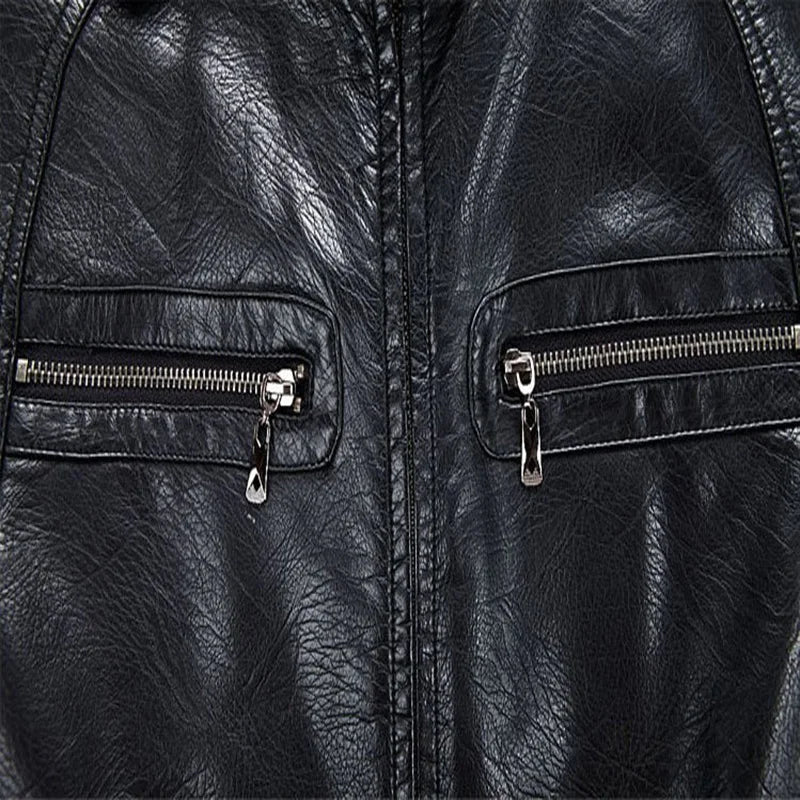 Thicken Leather Jackets Coats