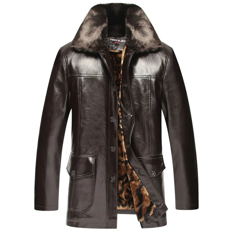 Men Clothing Fur Bomber