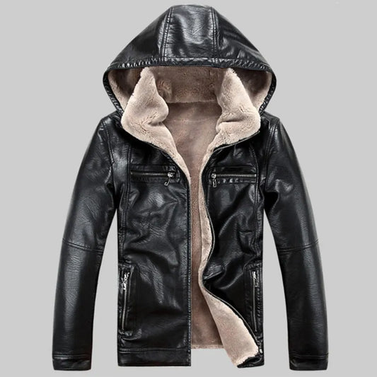 Thicken Leather Jackets Coats