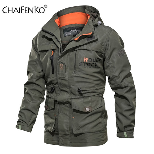 Men Outdoor Jacket Spring Autumn New Hooded